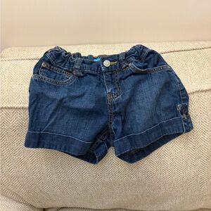 The Children's Place Indigo Denim Rolled Cuff Shorts